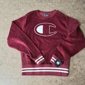 Champion Men's Burgundy Crewneck Sweater